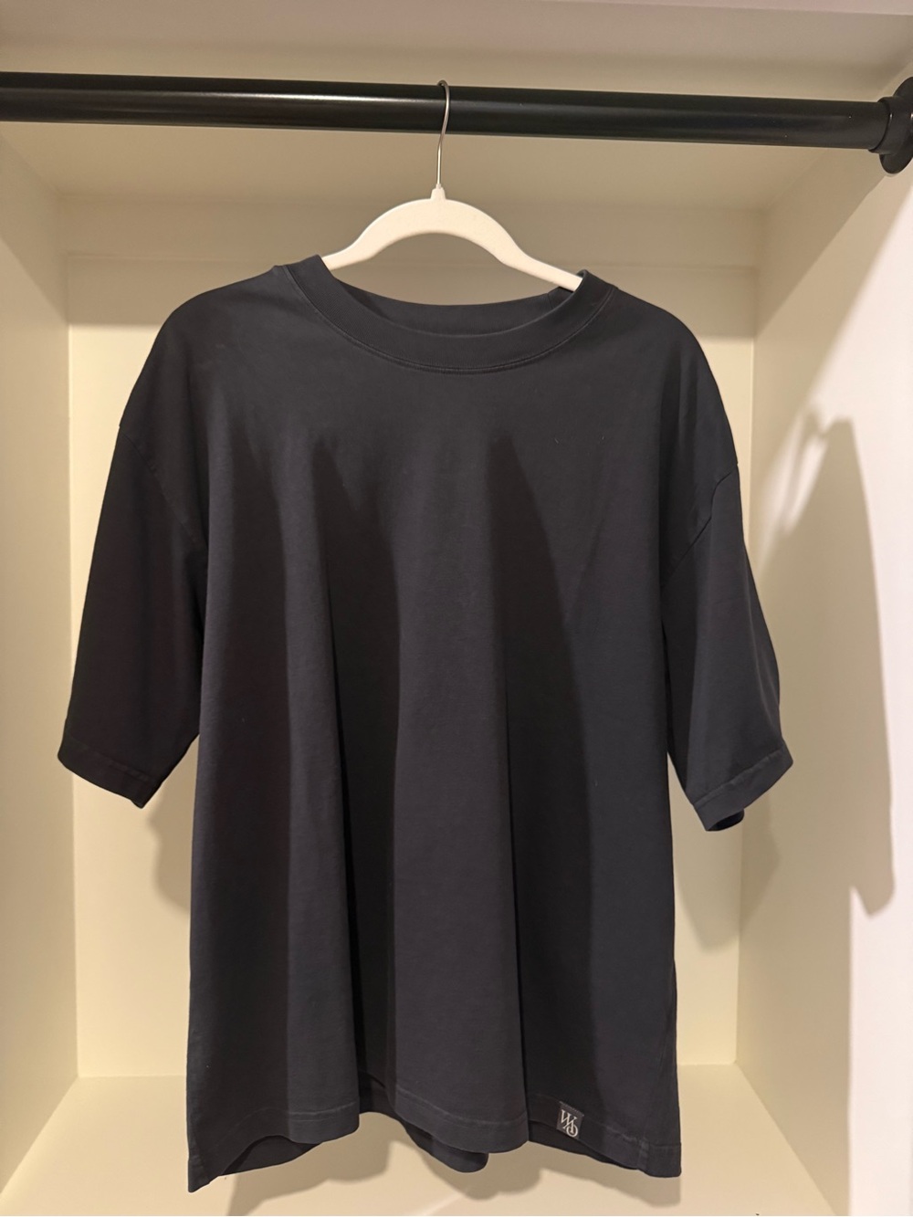 Men's Black Short-Sleeve Relaxed T-Shirt
